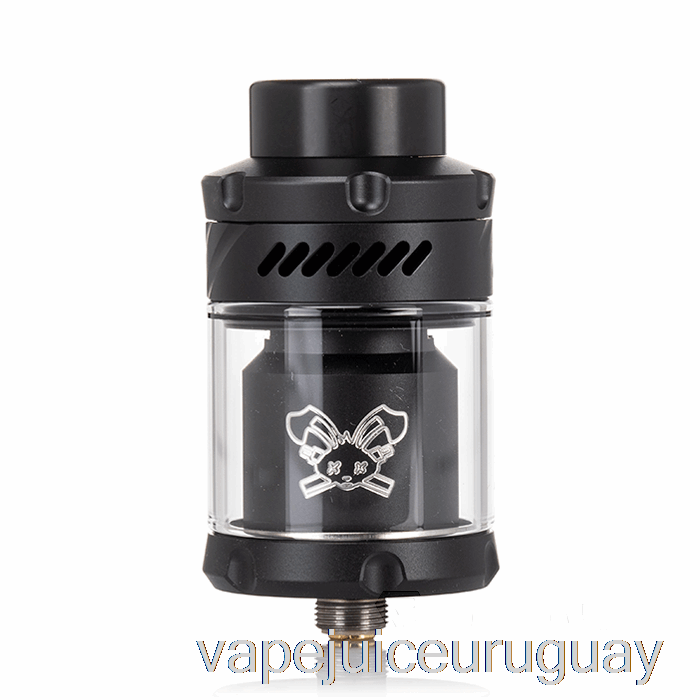 Hellvape Dead Rabbit V3 25mm Rta Negro Con Logo Blanco Vape Uruguay